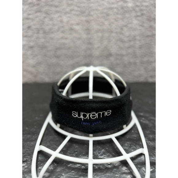 New Era Other - Supreme x New Era Mens Classic Embroidered Logo Acrylic Headband Black‎